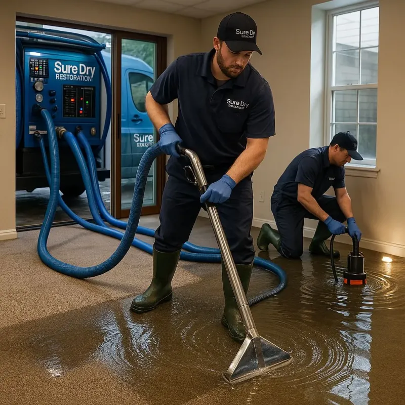 Water Extraction and Removal process in Bluff City, TN